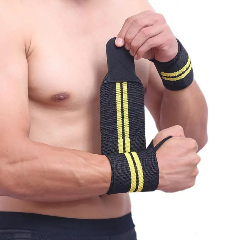 1 Pc Supportive Wrist Brace with Adjustable Strap for Weightlifting and Powerlifting