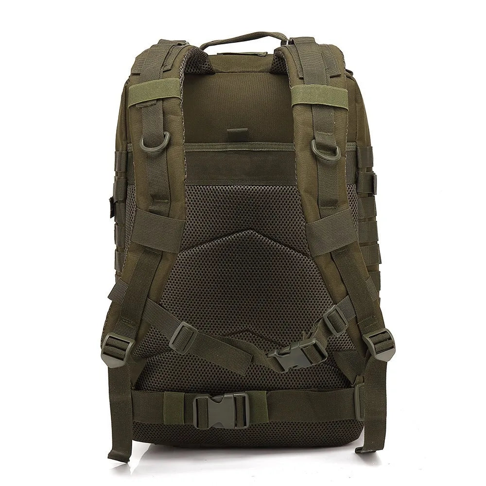 50L Large Capacity Army Tactical Backpack - Military Assault Bag with Molle Pack for Outdoor Trekking, Camping, and Hunting
