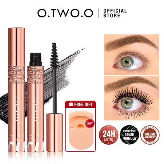 Waterproof Lengthening Mascara: Achieve Stunning Eyelash Extensions in Black for Non-Smudge, Long-lasting Wear