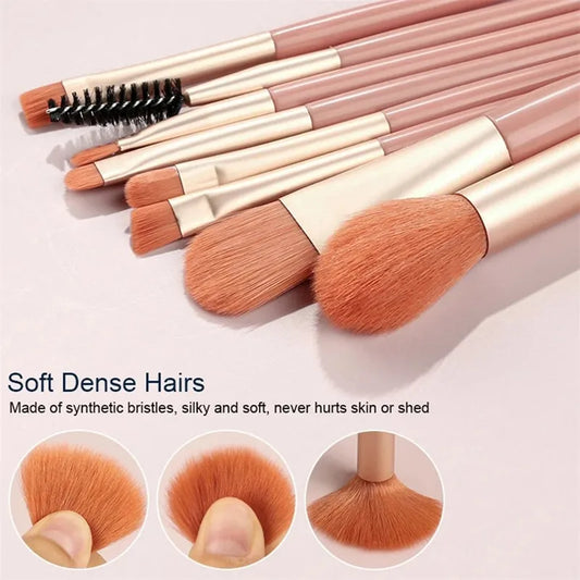 One Set Soft Fluffy Makeup Brushes  - Set for cosmetics