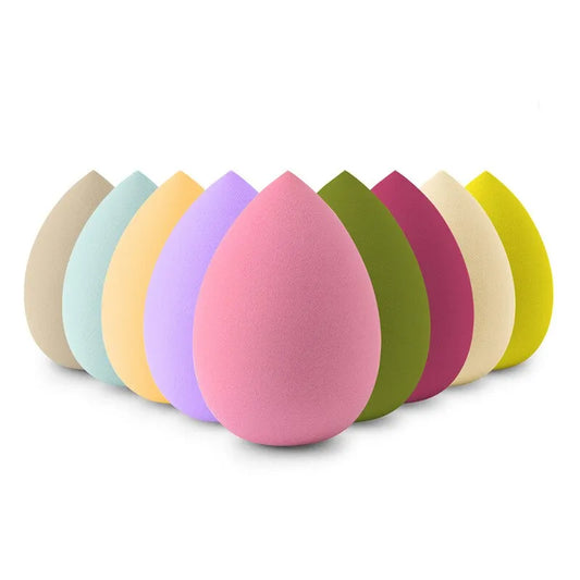 Cosmetic Egg Smear Proof Makeup - Super Soft Puff 7 PCS Set Pear Shaped
