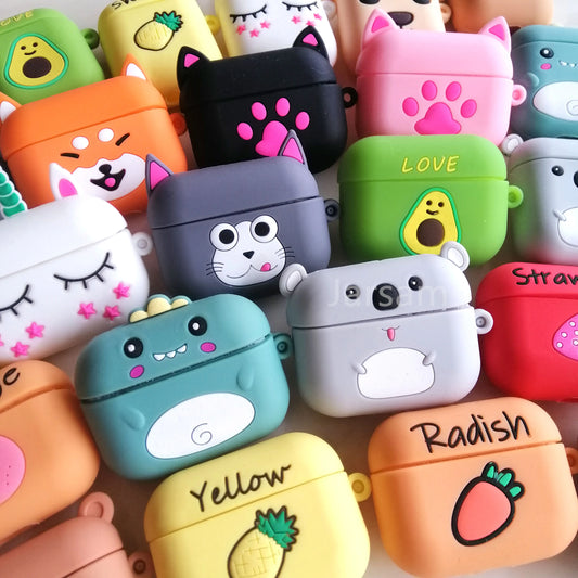 Cute Silicone Case for AirPods Pro: Wireless Earphone Protection & Accessories