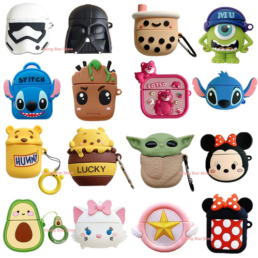 Cute 3D Cartoon Case for Apple AirPods 2 Pro – Stylish and Protective Earphone Cover