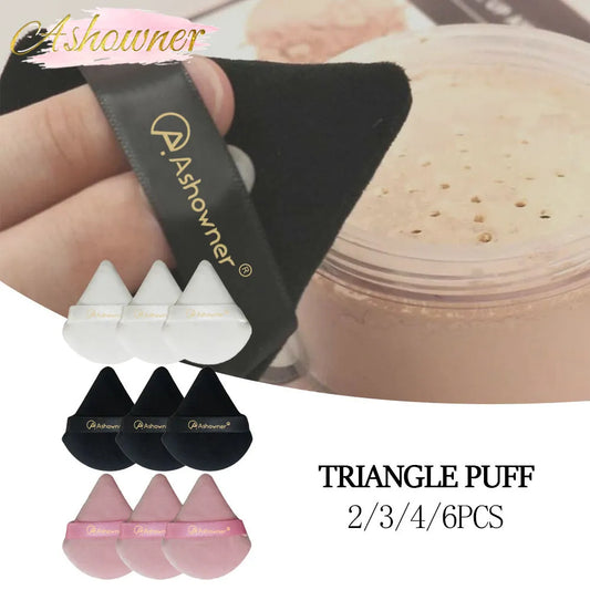 Triangle Powder Puff  - Mini Face Makeup Sponge Cosmetics