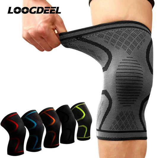 1 pc Elastic Nylon Knee Support Sleeve - Sport Compression Brace for Fitness, Running, Basketball, Volleyball