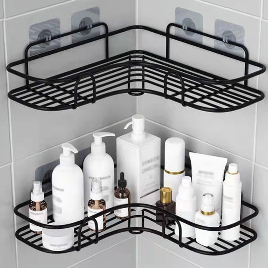 Triangle Wall Mounted Shower Caddy Rack for Bathroom and Kitchen