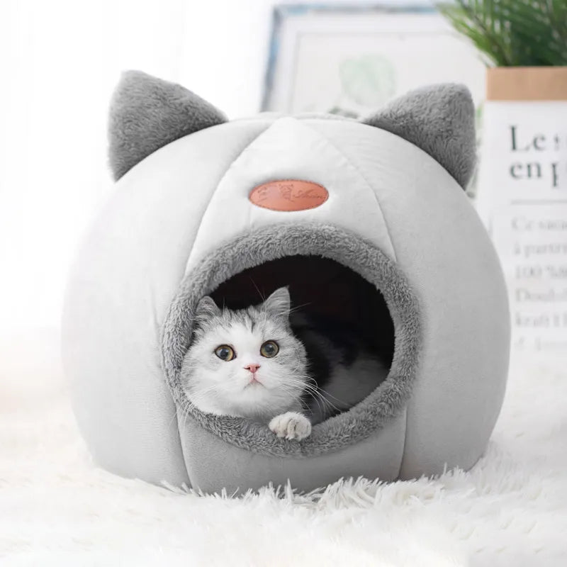 CozyPaws Cat Cave Bed