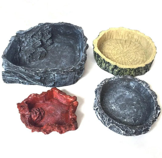 Resin Crawler Pet Feeder Bowl