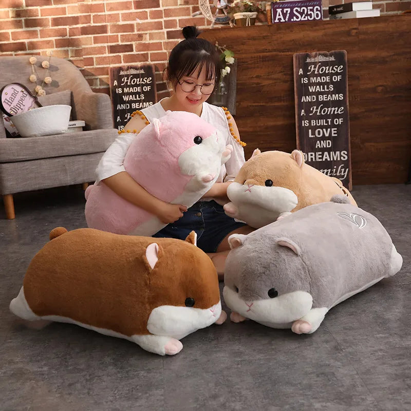 CozyHamster Plush Pillow