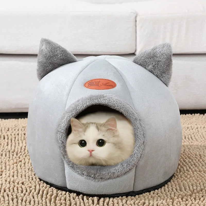 CozyPaws Cat Cave Bed