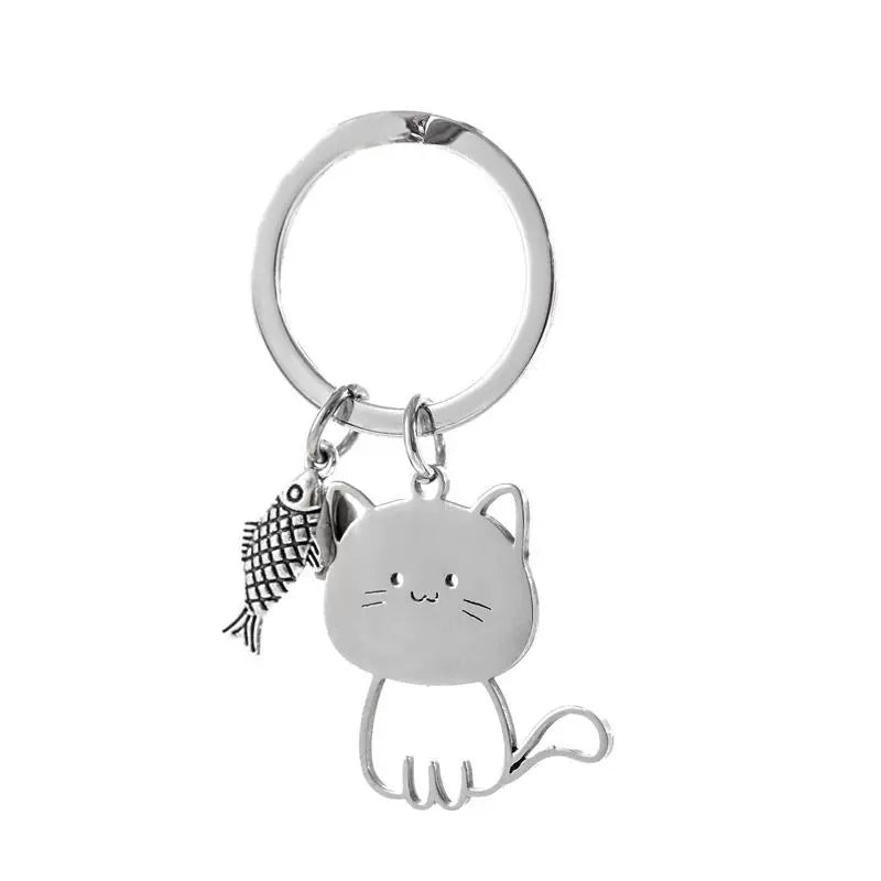 FishyCat Key Ring