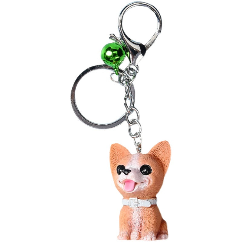 Charming Dog Keychain