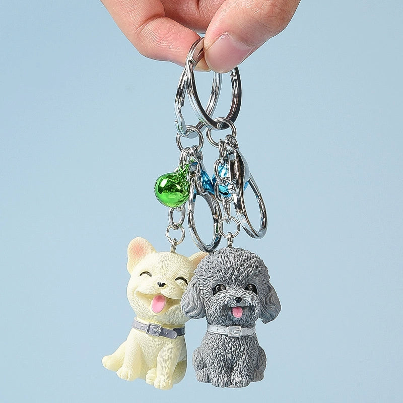 Charming Dog Keychain