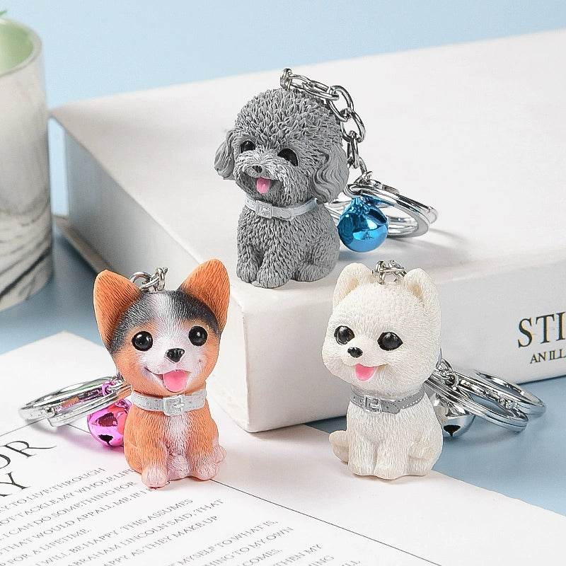 Charming Dog Keychain