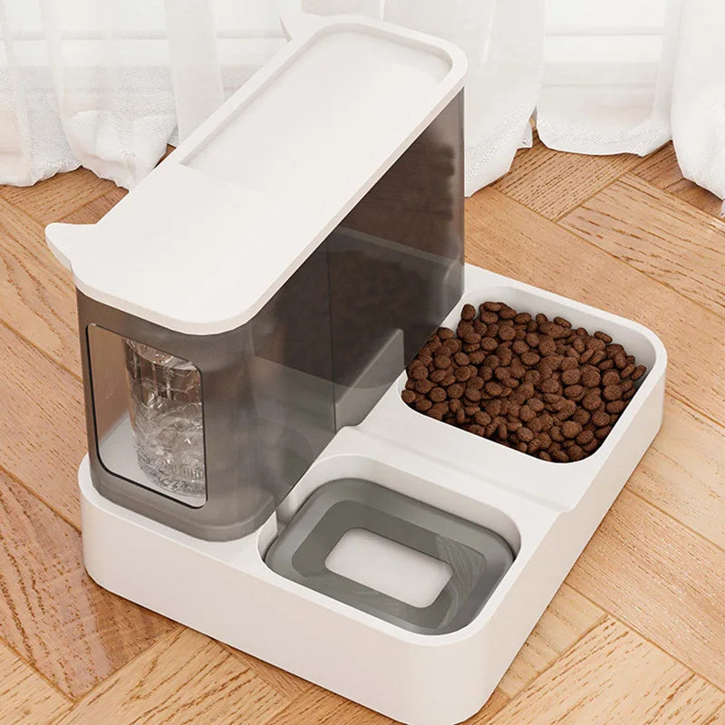 AquaPaws Automatic Pet Feeder & Water Fountain