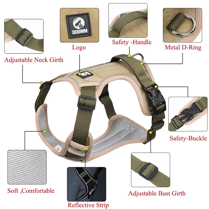 Reflective Safety Dog Harness Vest