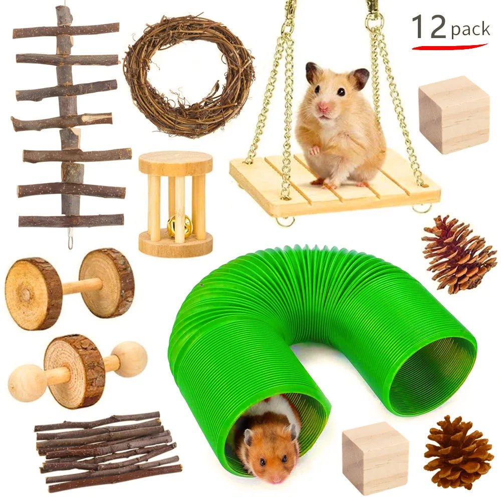 Multi-Toy Hamster and Small Pet Playset