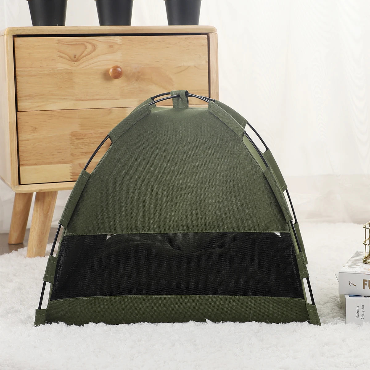 CozyShell Pet Tent Bed