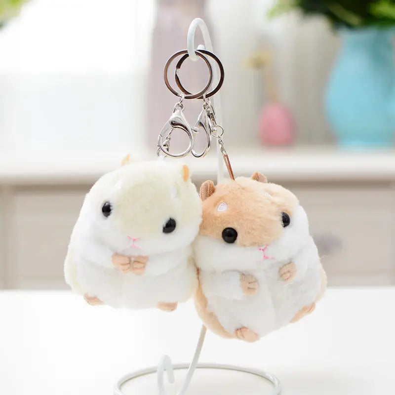 Kawaii Hamster Keychain