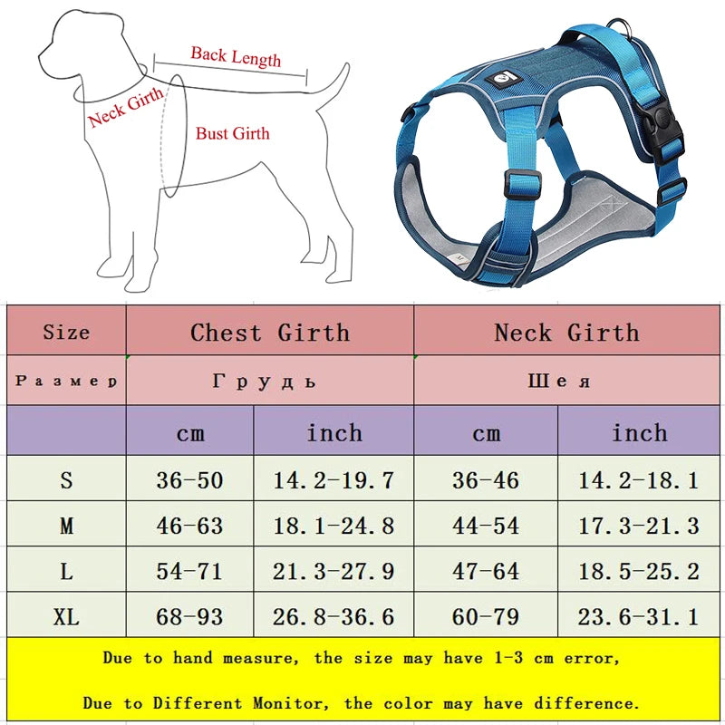 Reflective Safety Dog Harness Vest