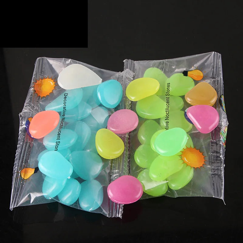 Glow in the Dark Garden Pebbles