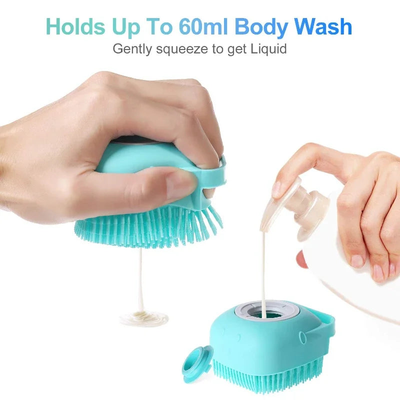 PawsSuds Pet Shampoo Brush