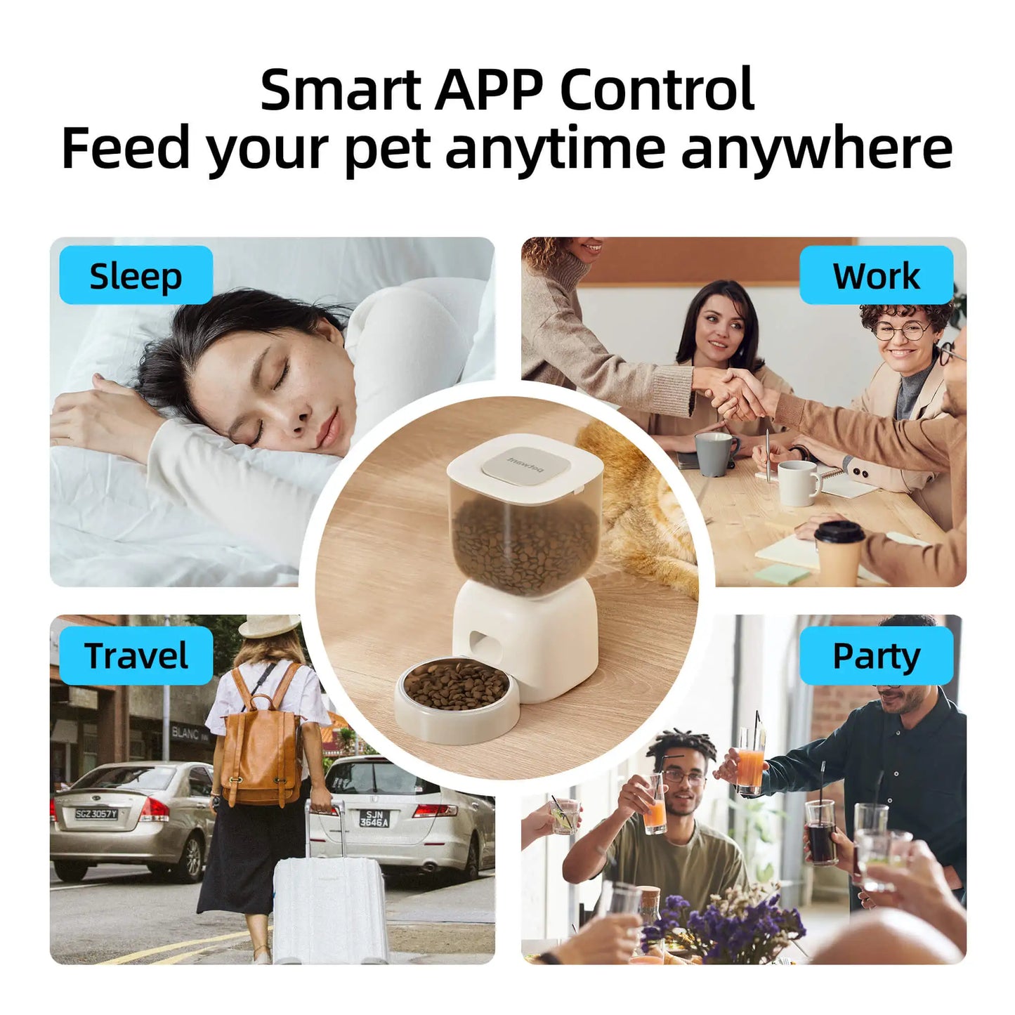 Petwant WIFI Smart 3L Pet Feeder