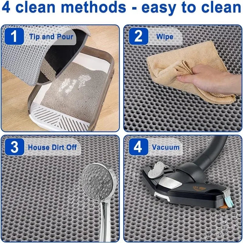 PurrClean Double-Layer Cat Litter Mat