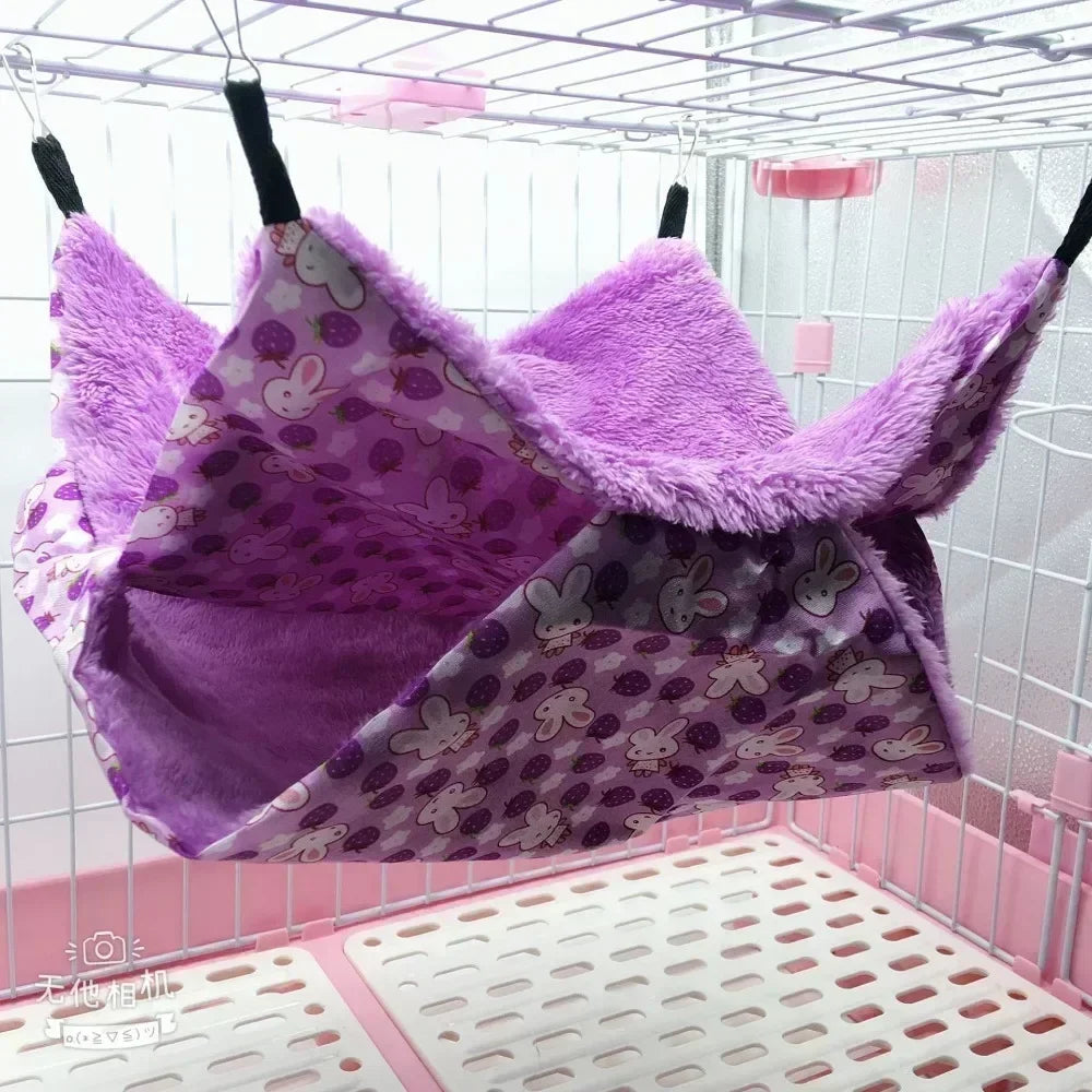 Cozy Fleece Hamster Hammock