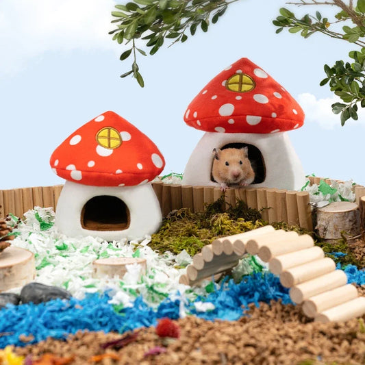 Mushroom House Small Animal Bed