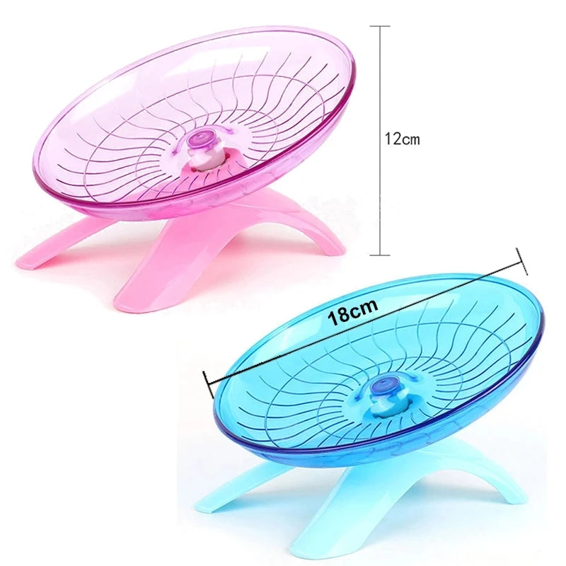 Silent Flying Saucer Hamster Running Wheel