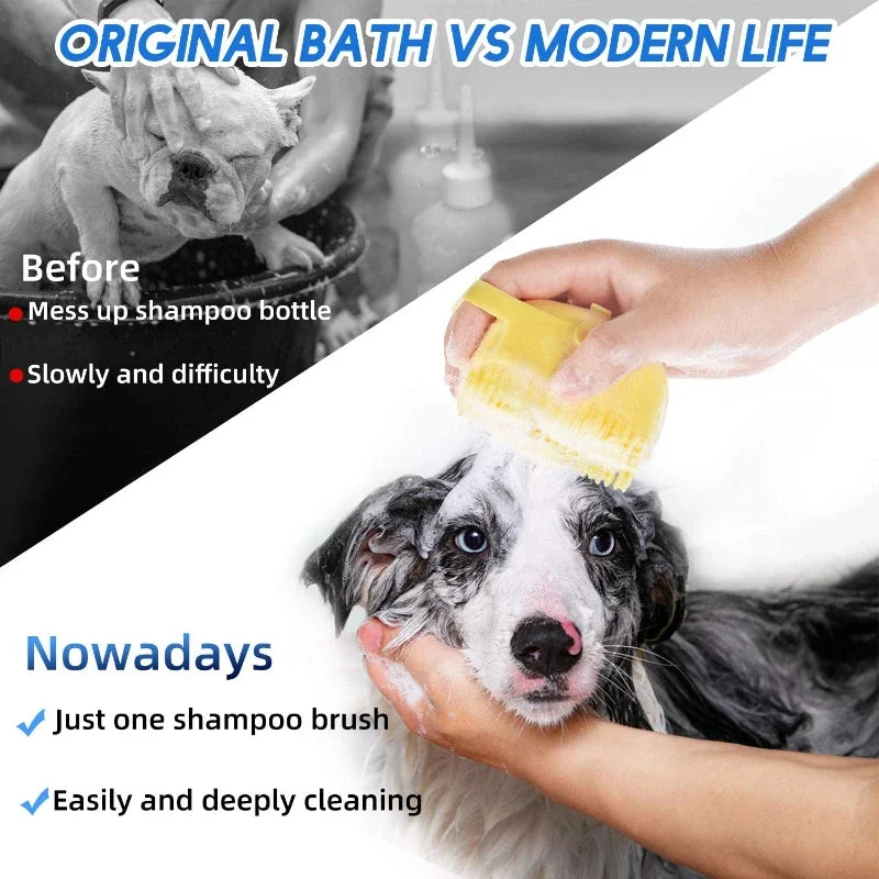 PawsSuds Pet Shampoo Brush