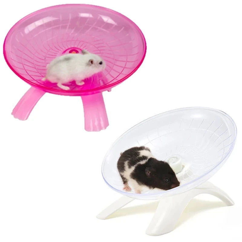 Silent Flying Saucer Hamster Running Wheel