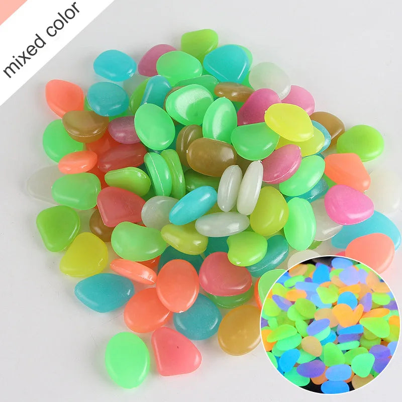 Glow in the Dark Garden Pebbles