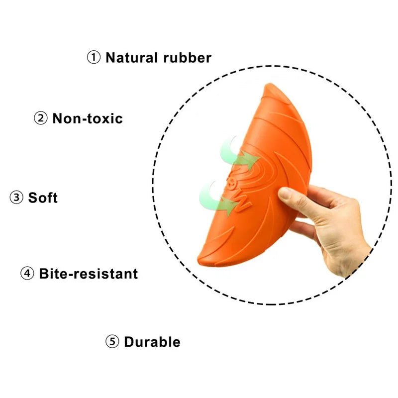 OuzePaws Bite-Resistant Flying Disc Toy