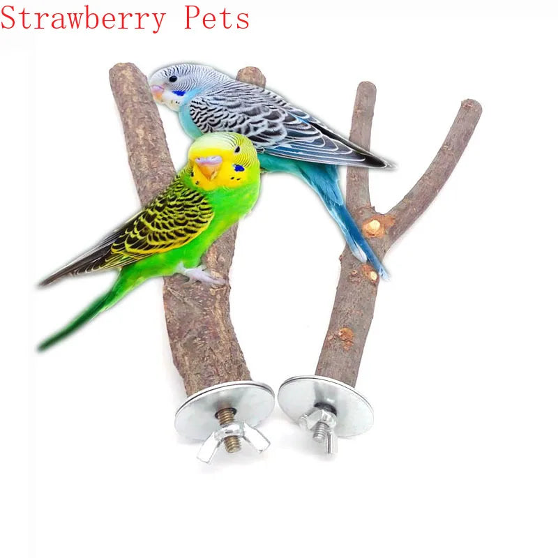 Natural Wood Pet Perch Stand