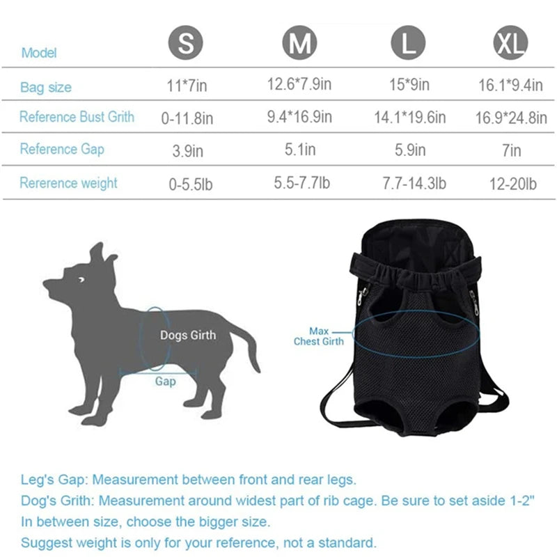 Breathable Mesh Dog and Cat Carrier Backpack