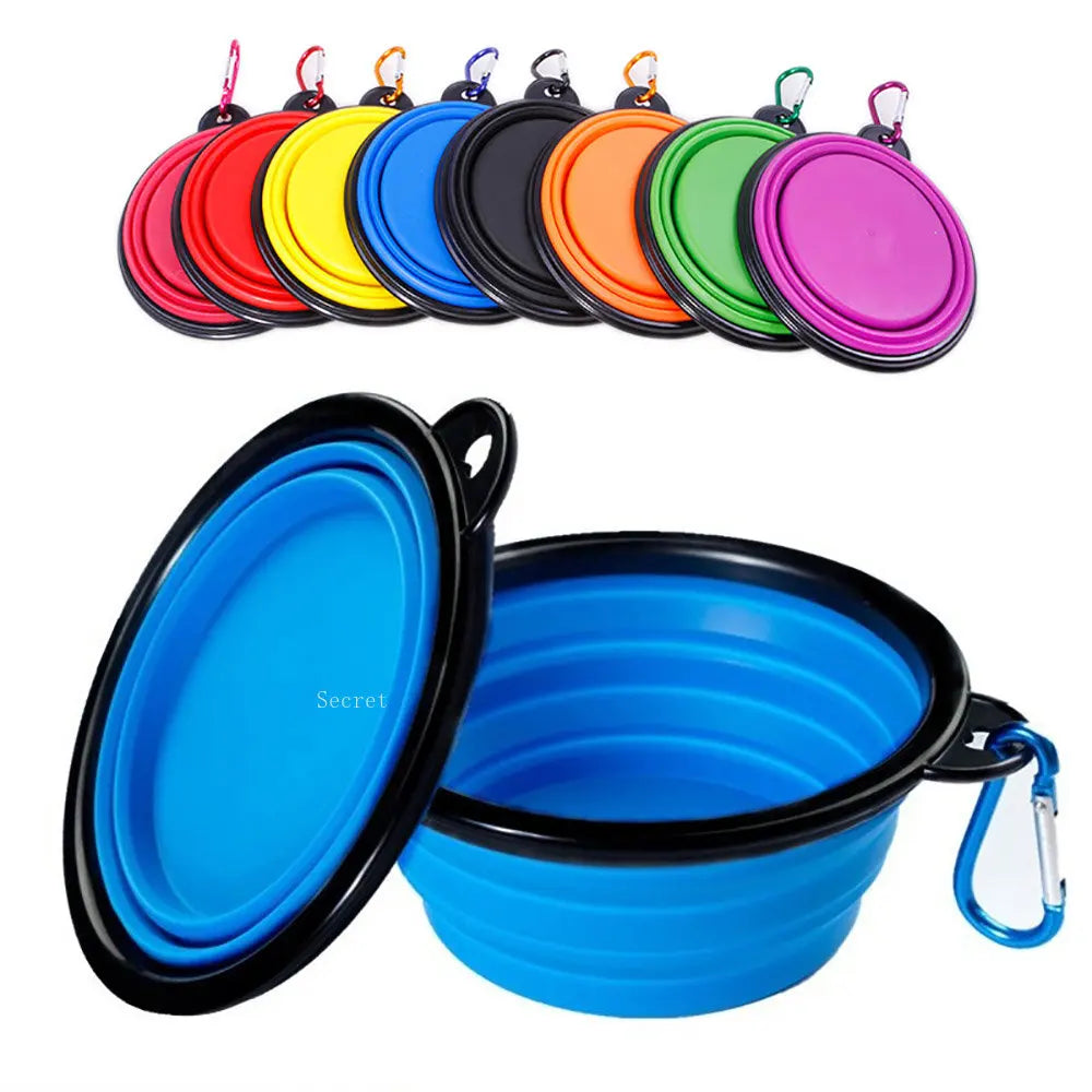 PawsFold Collapsible Silicone Pet Bowl