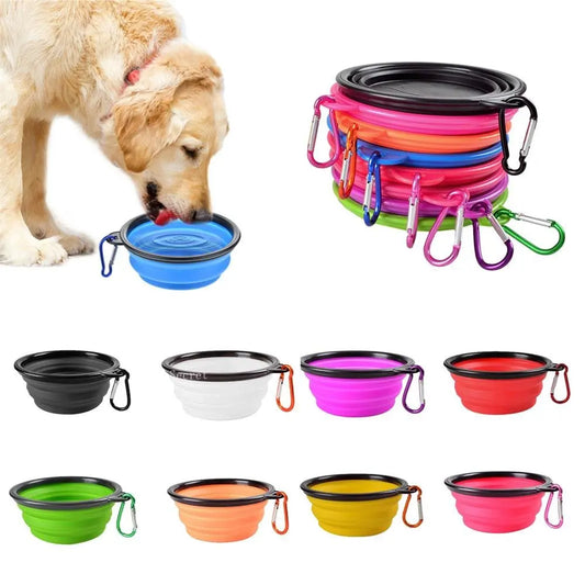 PawsFold Collapsible Silicone Pet Bowl