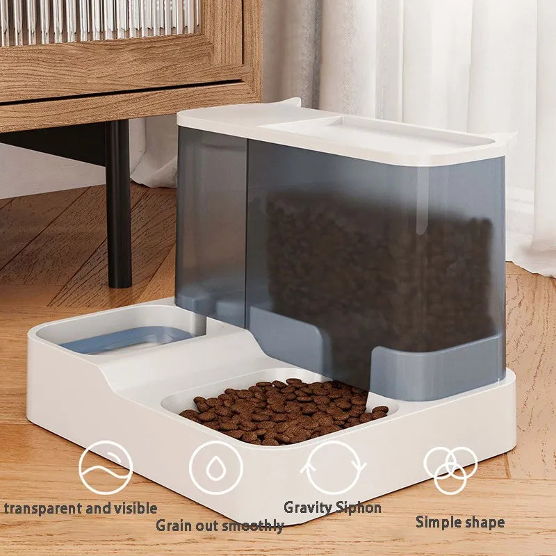 AquaPaws Automatic Pet Feeder & Water Fountain