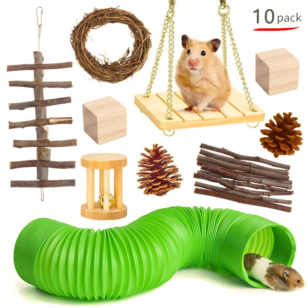 Multi-Toy Hamster and Small Pet Playset