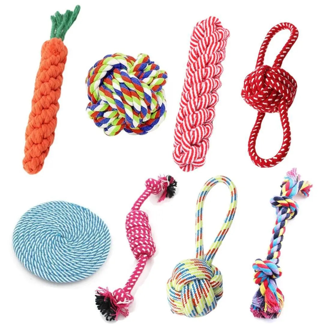 Braided Cotton Rope Dog Chew Toy