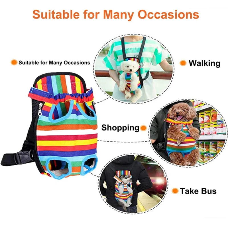 Breathable Mesh Dog and Cat Carrier Backpack