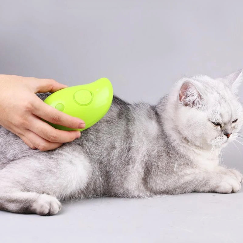 PurrfectSteam Electric Cat Grooming Brush