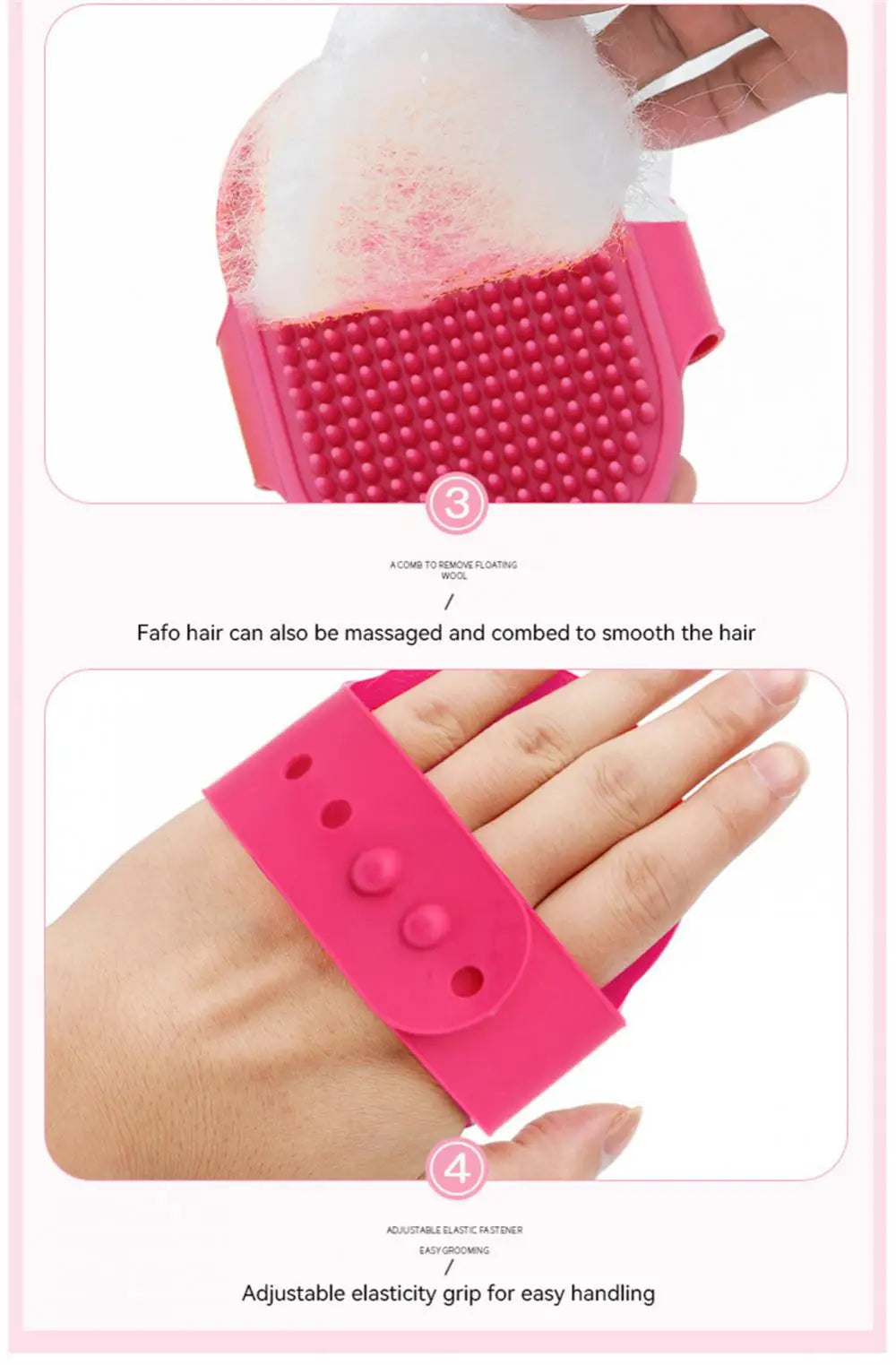 PurrSoothe Silicone Pet Massage Brush