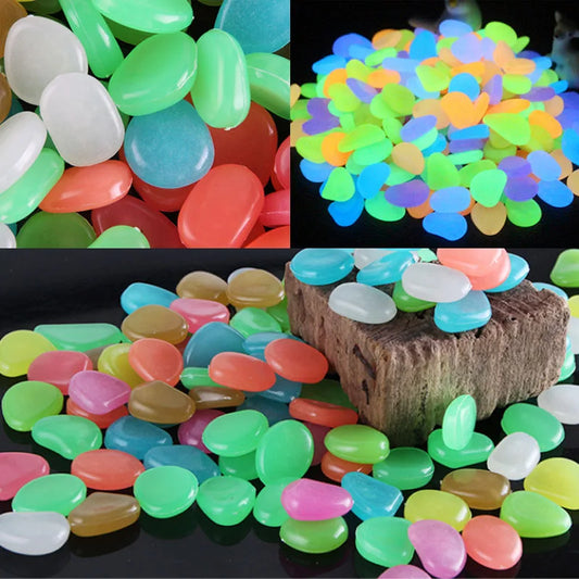 Glow in the Dark Garden Pebbles