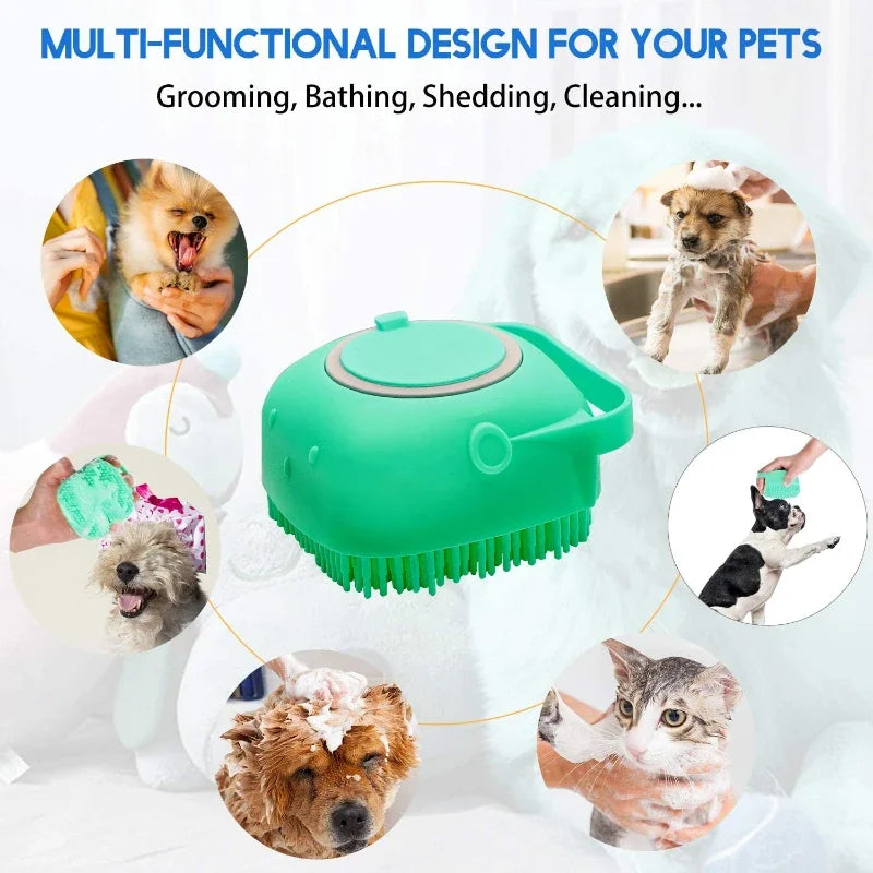 PawsSuds Pet Shampoo Brush