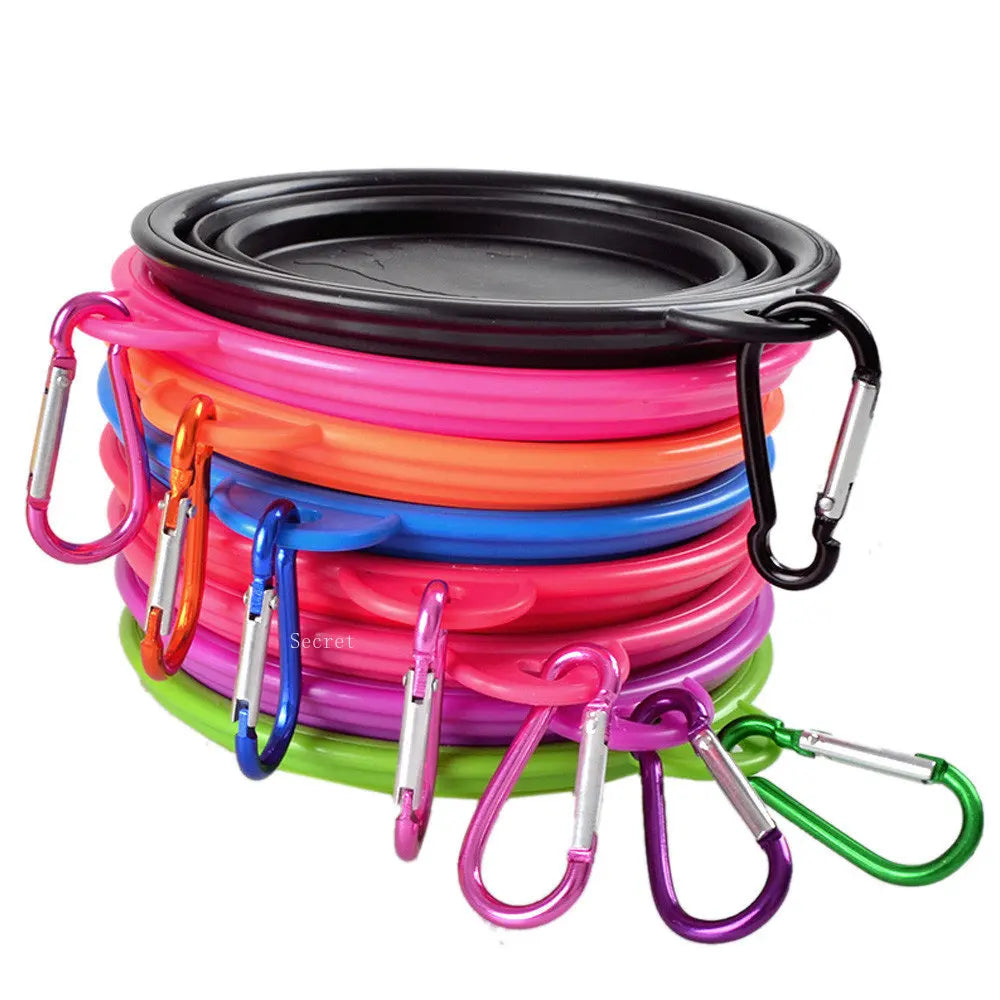 PawsFold Collapsible Silicone Pet Bowl