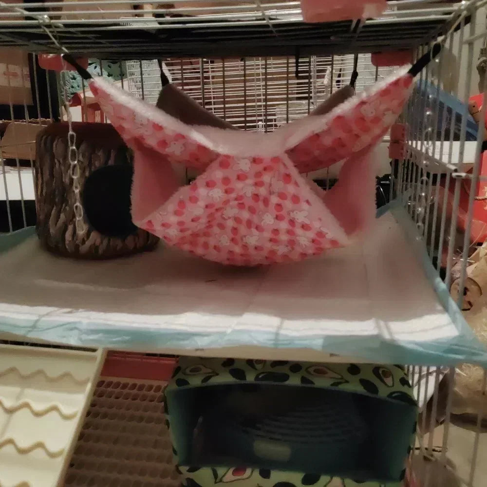 Cozy Fleece Hamster Hammock