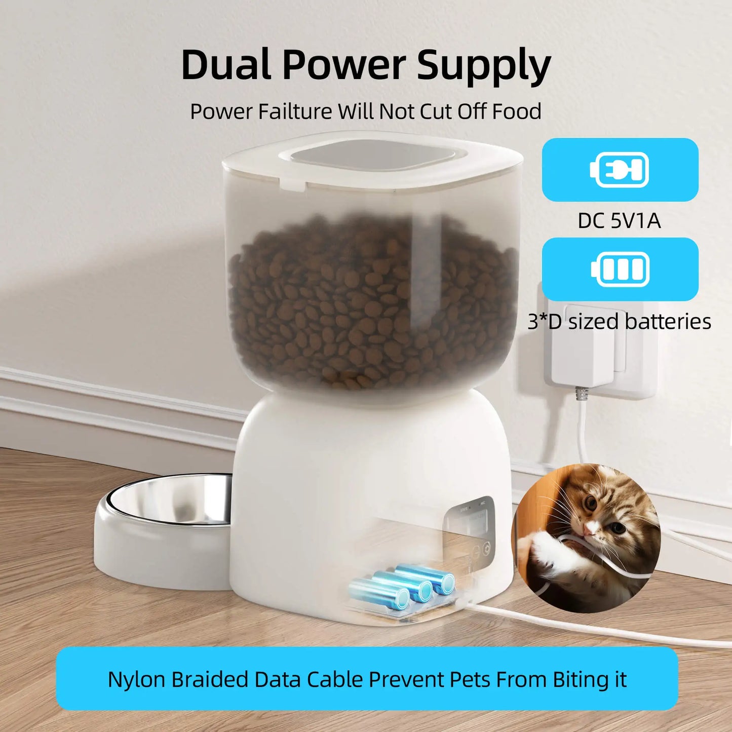 Petwant WIFI Smart 3L Pet Feeder